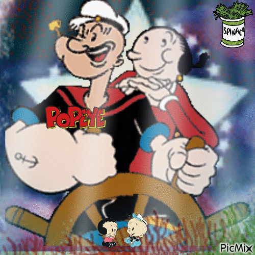 Popeye - Бесплатный анимированный гифка