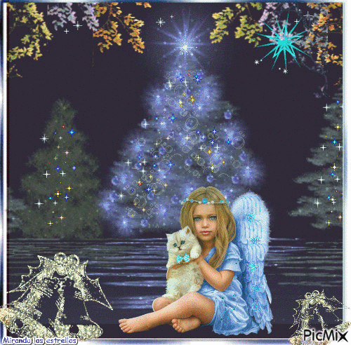 Dulce Angel De Navidad! - Gratis animeret GIF