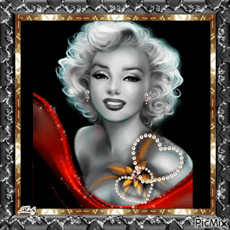 Marilyn - GIF animado grátis