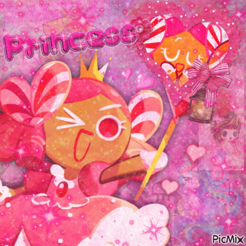 Pretty pink princess ! - Free animated GIF
