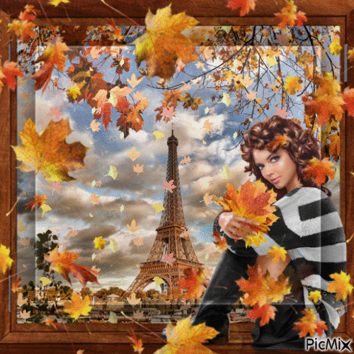 Autumn in Paris - Besplatni animirani GIF