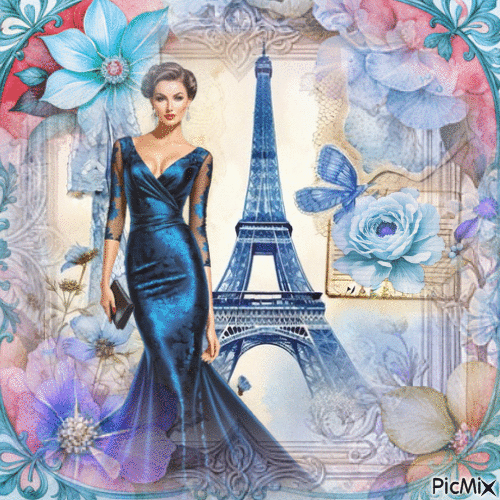 Paris elegance - Bezmaksas animēts GIF