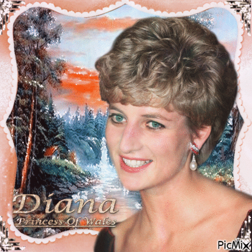 Lady Diana - Gratis animerad GIF