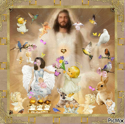 Jesus and Jessica - Gratis geanimeerde GIF