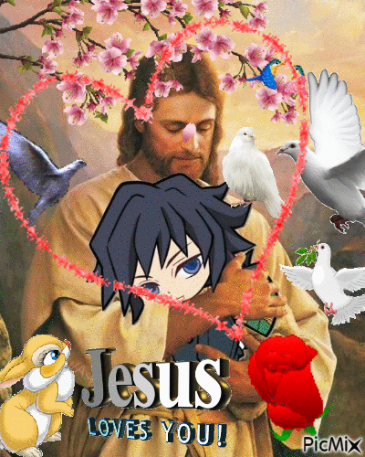 Jesus Loves You - Gratis animeret GIF