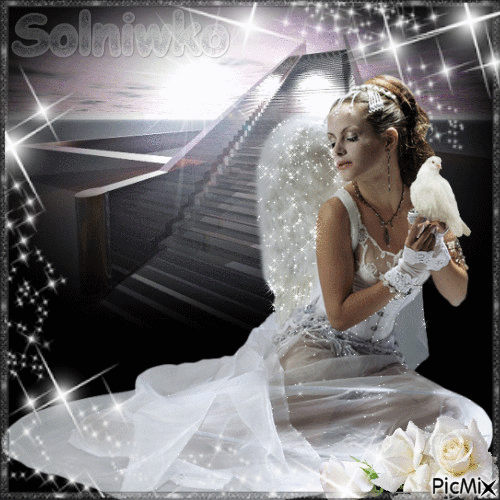 Невеста-Ангел - GIF animado gratis