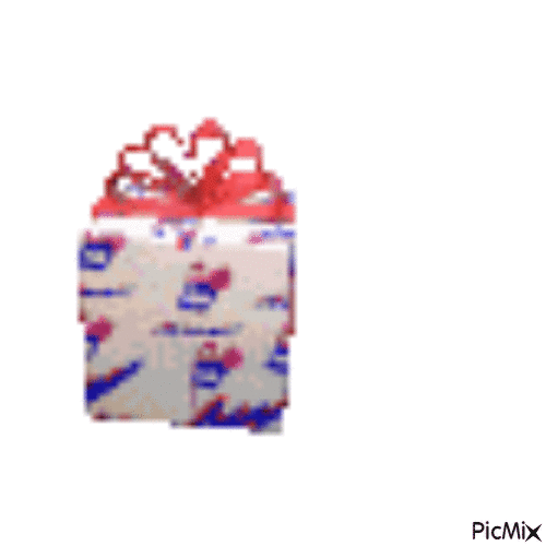 ajándék doboz - Zdarma animovaný GIF