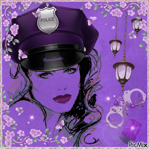 Policière. - Ücretsiz animasyonlu GIF