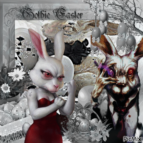 Gotische Ostern - Gratis animerad GIF