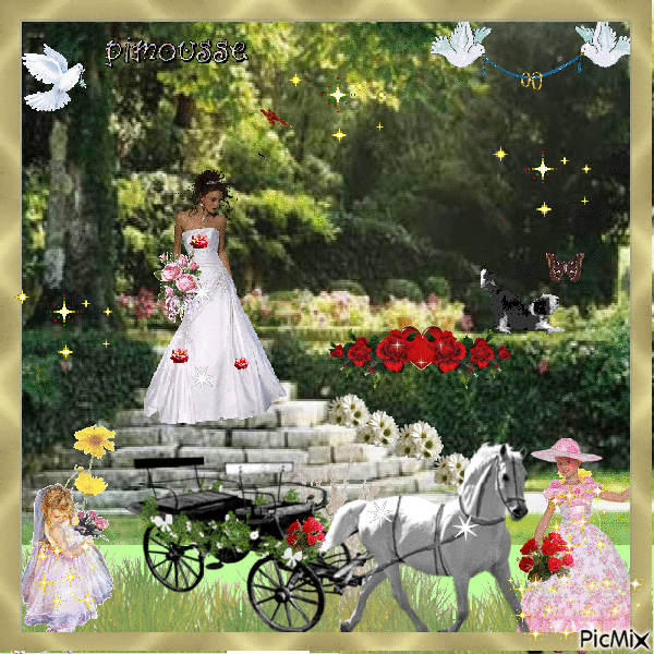 la beauté d'une mariée - Δωρεάν κινούμενο GIF