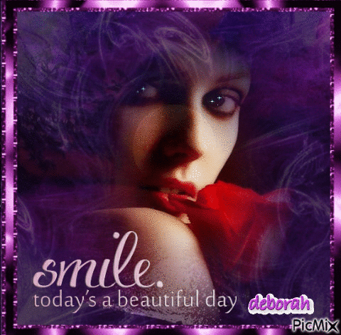 Smile Todays a Beautiful Day - GIF animado gratis