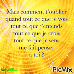 comment oublier ? - GIF เคลื่อนไหวฟรี