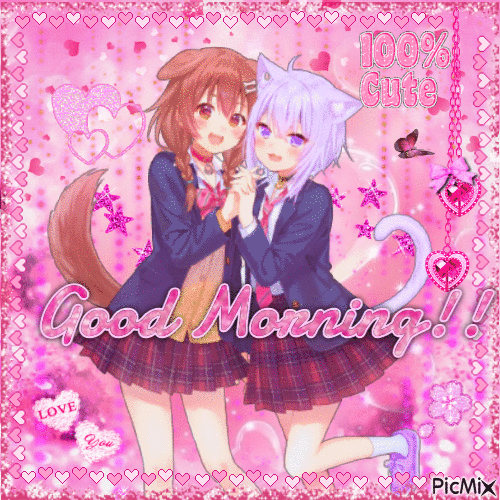 okakoro good morning - 免费动画 GIF