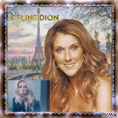 Céline Dion in Paris - Bezmaksas animēts GIF