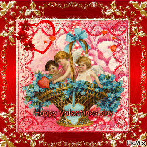 vintage valentine - Бесплатни анимирани ГИФ