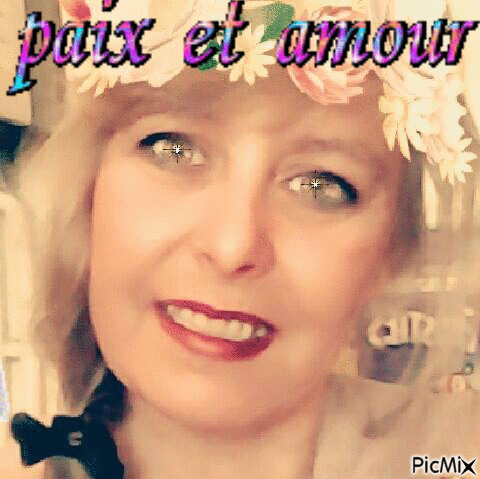 paix et amour - Бесплатный анимированный гифка