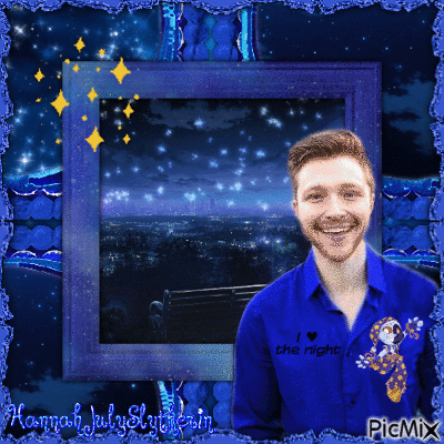↯Sterling Knight on a Starry Night↯ - GIF animate gratis
