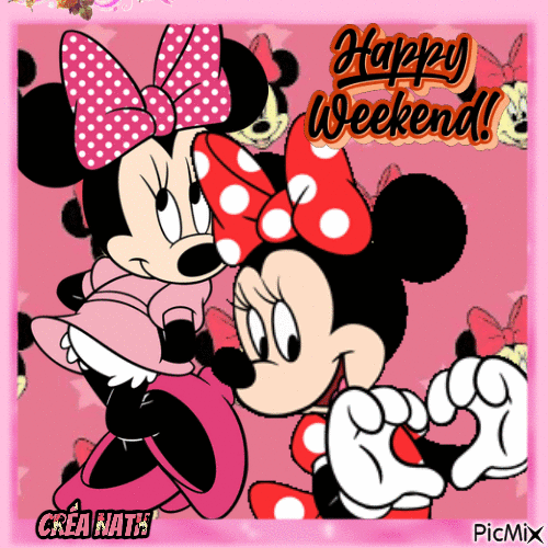 Minnie-Happy weekend - 免费动画 GIF