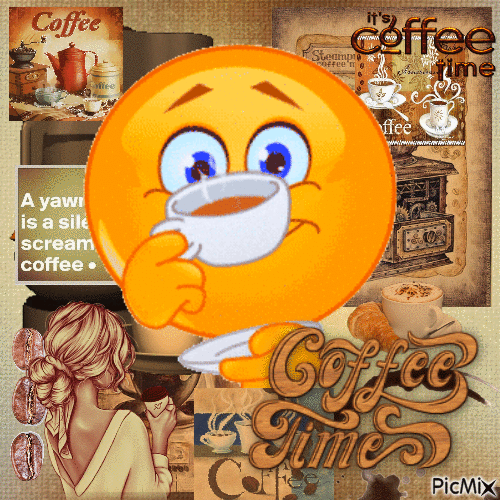 Coffee - Animovaný GIF zadarmo