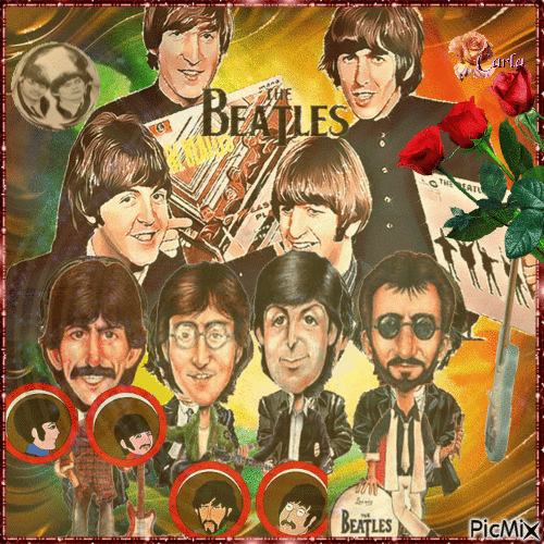 The Beatles - Besplatni animirani GIF