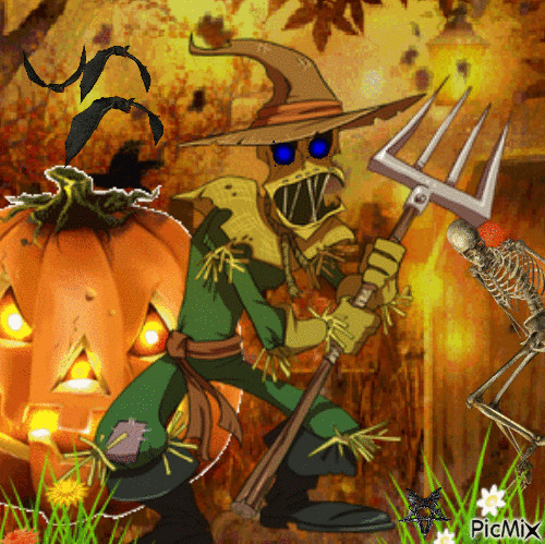 Scarecrow - GIF animado gratis
