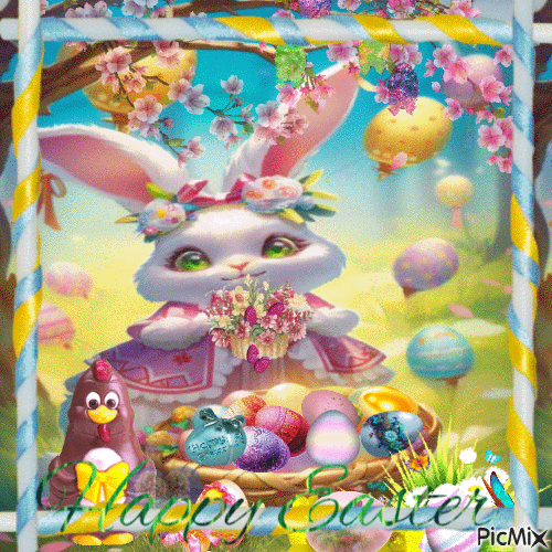 Happy Easter.Abuepita - Безплатен анимиран GIF