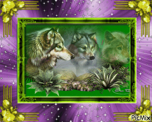 Les Loups - Nemokamas animacinis gif