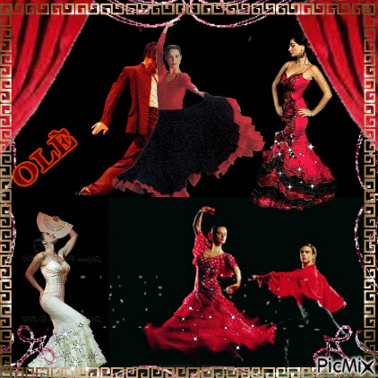 Flamenco - GIF animé gratuit