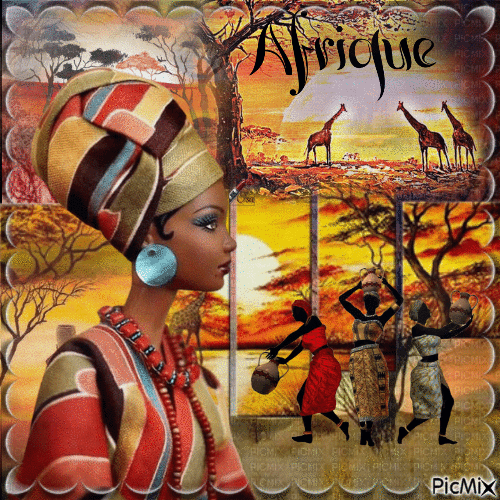 Afrique - GIF animado grátis