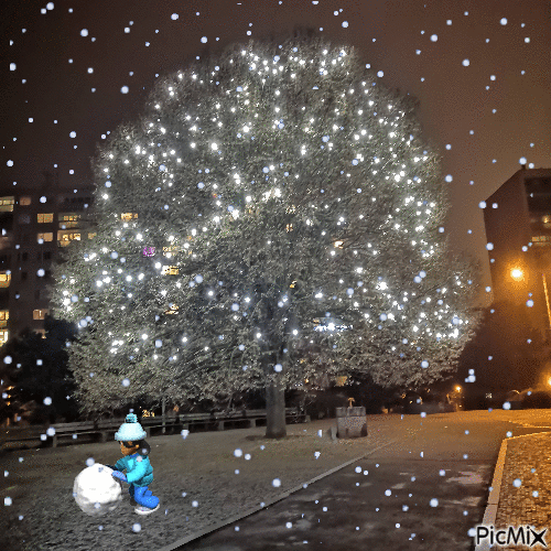 winter tree - Ingyenes animált GIF