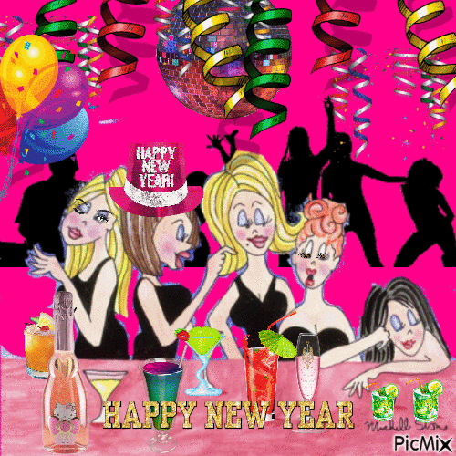 HAPPY NEW YEAR - Бесплатный анимированный гифка