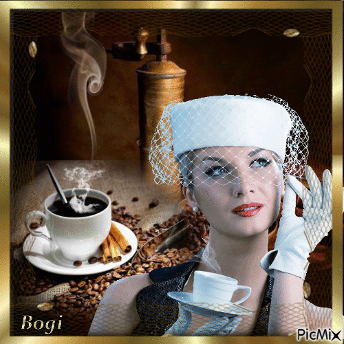 Coffee for a nice start to the day... - GIF animé gratuit