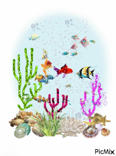 aquarium 5 - GIF animé gratuit