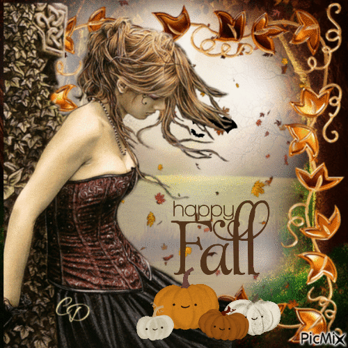 happy Fall - Gratis animerad GIF