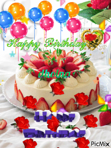 Happy Birthday Cake GIFs, page 2 — | Funimada.com
