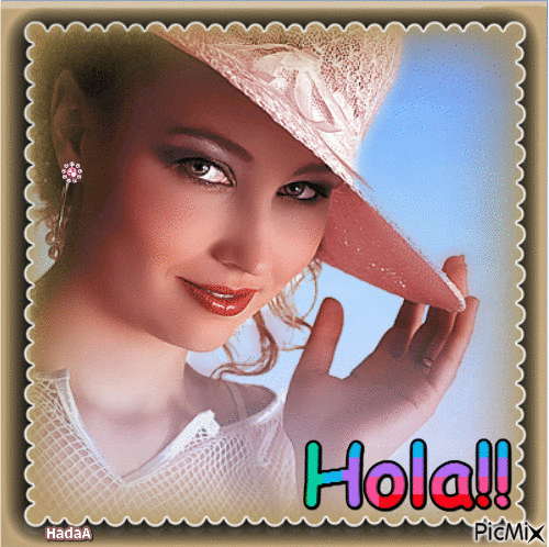 hola - Δωρεάν κινούμενο GIF