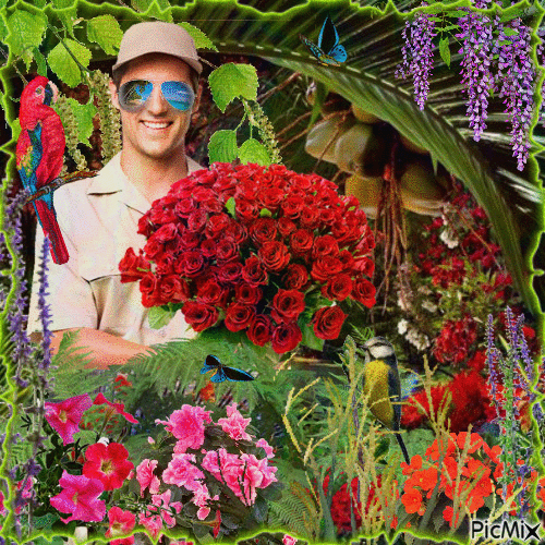 Flowers for You - Free animated GIF