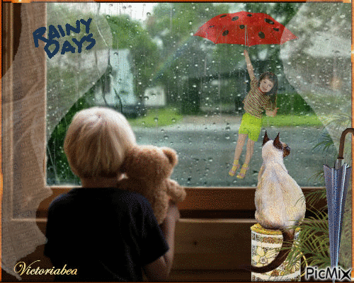 Rainy Day - Darmowy animowany GIF