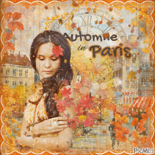 ✶ Automne in Paris {by Merishy} ✶ - Gratis geanimeerde GIF