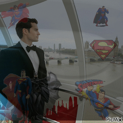 superman - GIF animado grátis
