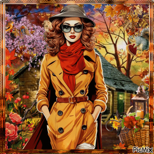 Colores de otoño - GIF animé gratuit