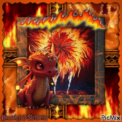 #☼#Little Flame Dragon#☼# - Darmowy animowany GIF