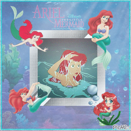 arielle, ariel - Animovaný GIF zadarmo