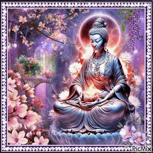 Buddha - Nemokamas animacinis gif