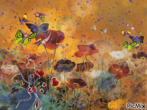 coquelicots !! - Free animated GIF