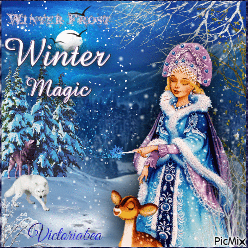 Winter magic - GIF animé gratuit