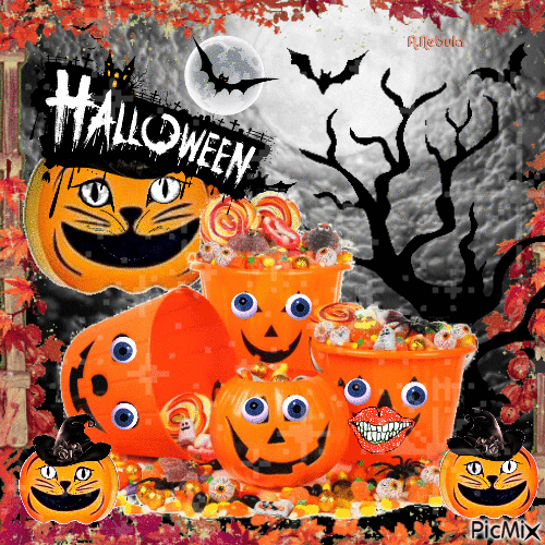 Halloween sweets-contest - Free animated GIF