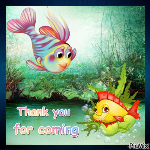 Thank you for coming - gratis png