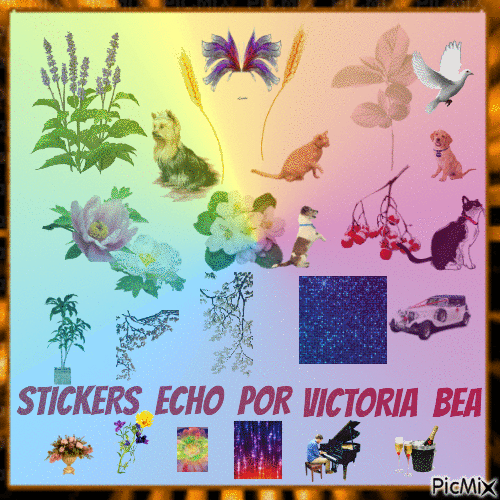 STICKERS ECHO POR VICTORIA BEA. - 無料のアニメーション GIF