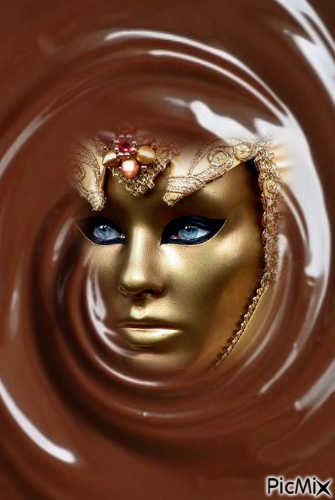 masque chocolat - png grátis